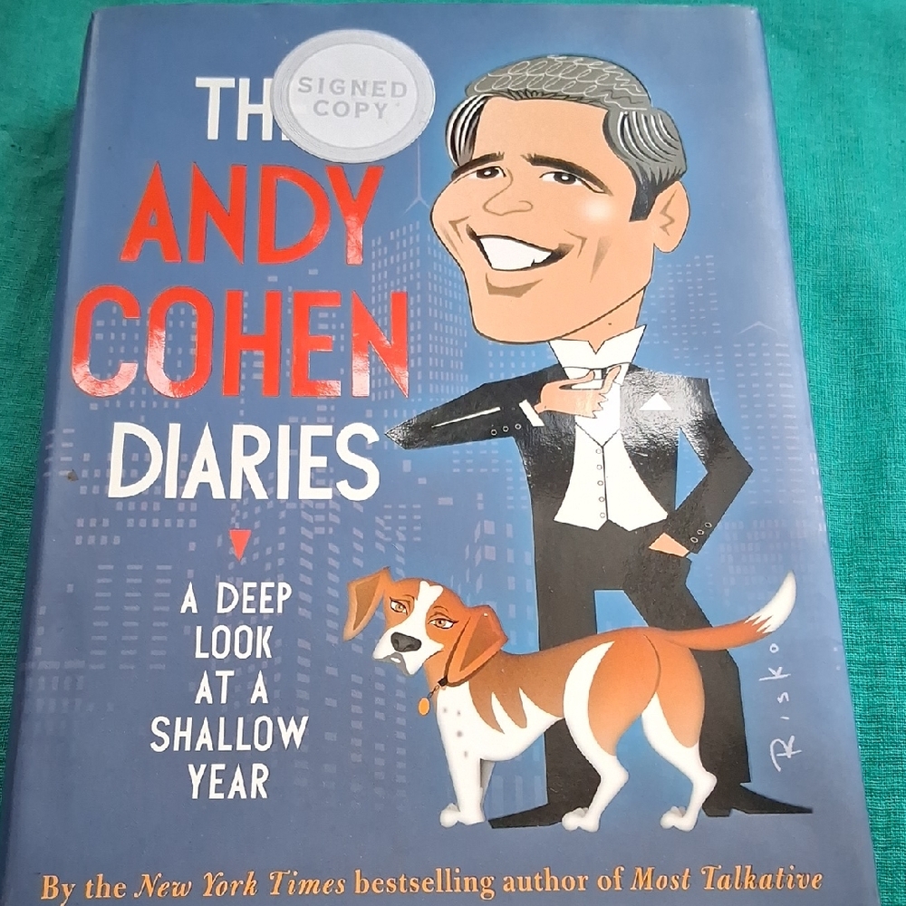 SIGNED The Andy Cohen Diaries Book By Andy Cohen SIGNED COPY